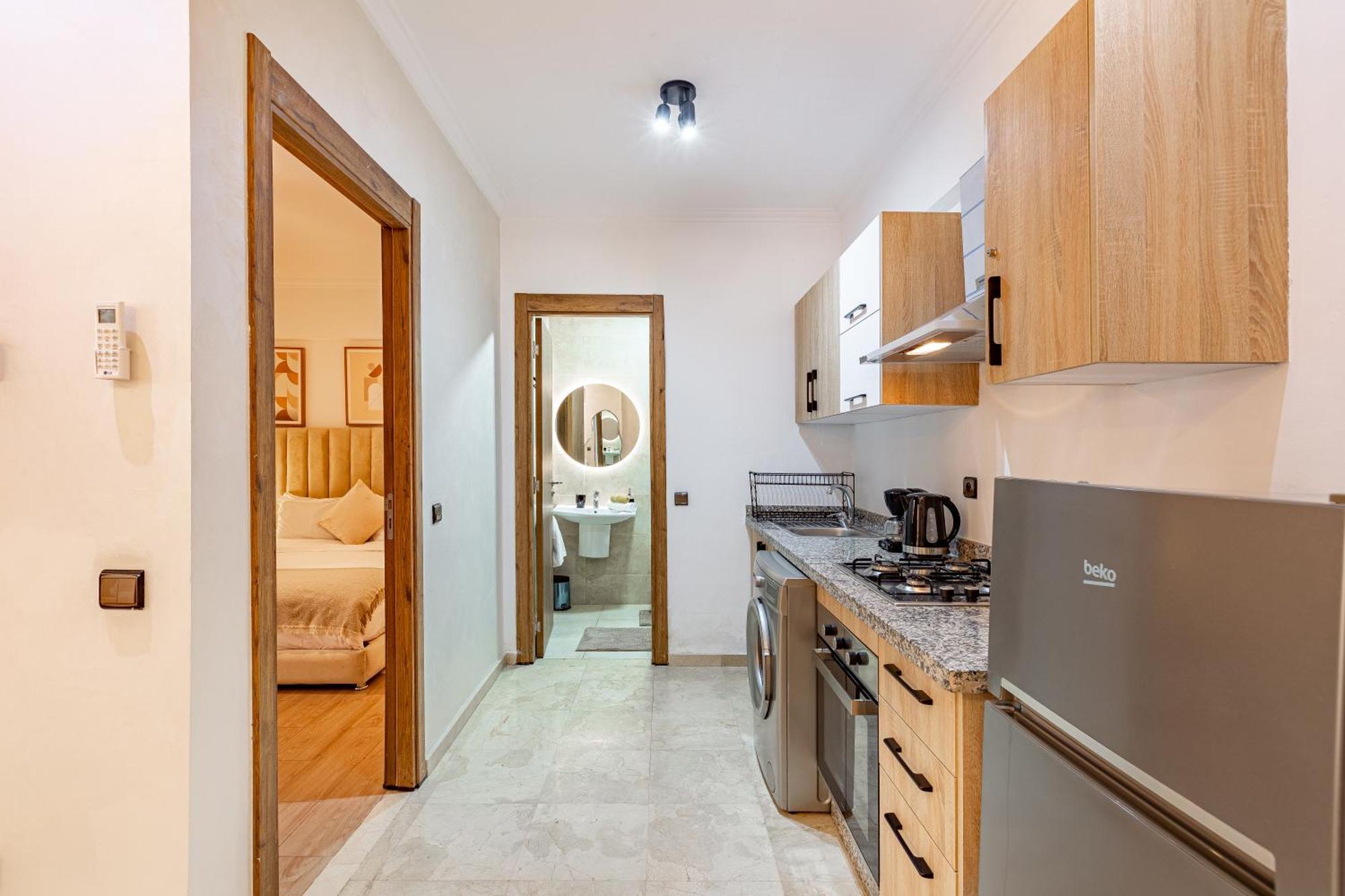 Jolie & Luxueux A Gueliz - 100% Equipe Appartement Marrakesh